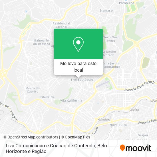 Liza Comunicacao e Criacao de Conteudo mapa
