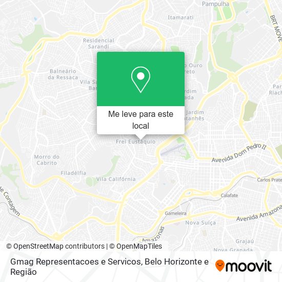 Gmag Representacoes e Servicos mapa