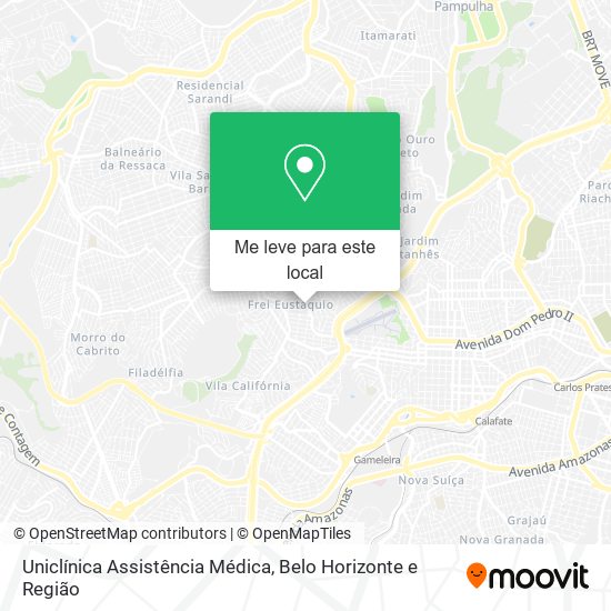 Uniclínica Assistência Médica mapa