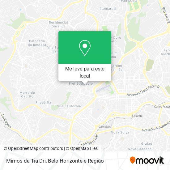 Mimos da Tia Dri mapa