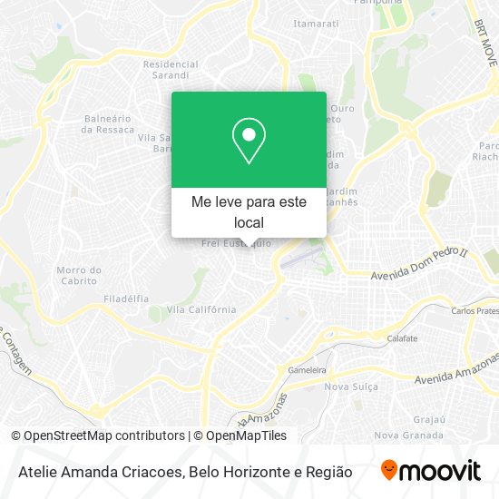 Atelie Amanda Criacoes mapa
