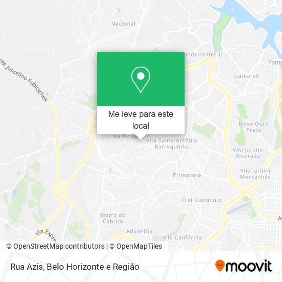 Rua Azis mapa