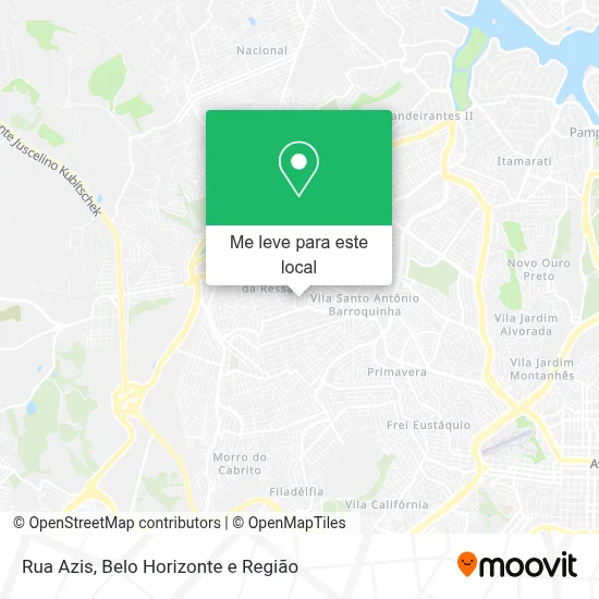 Rua Azis mapa