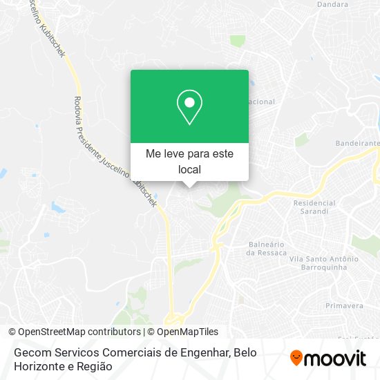 Gecom Servicos Comerciais de Engenhar mapa
