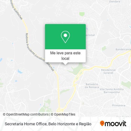 Secretaria Home Office mapa