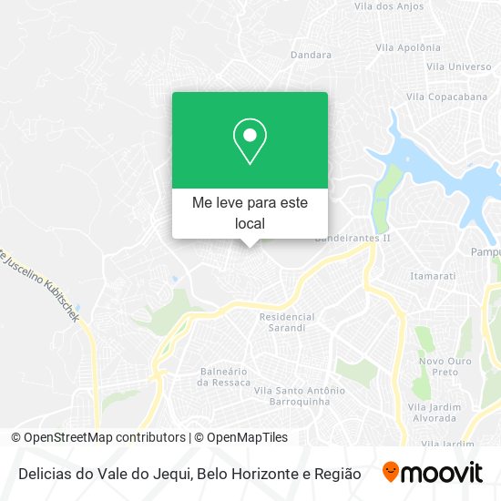 Delicias do Vale do Jequi mapa