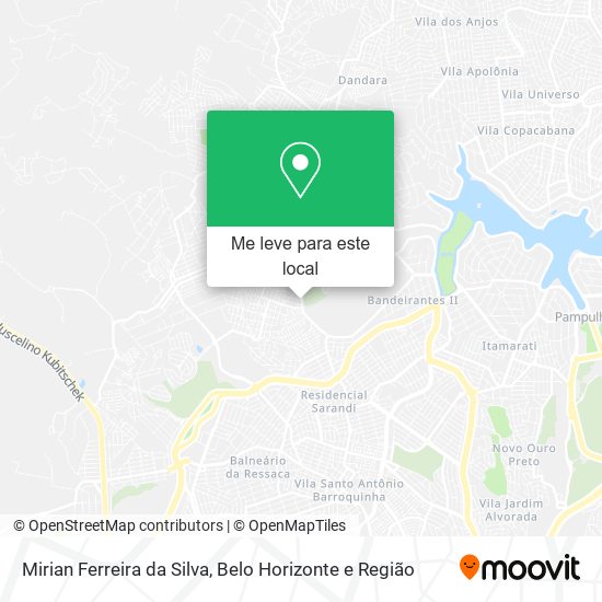 Mirian Ferreira da Silva mapa