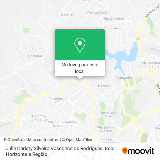 Julie Christy Silveira Vasconcelos Rodrigues mapa