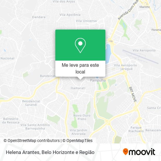 Helena Arantes mapa