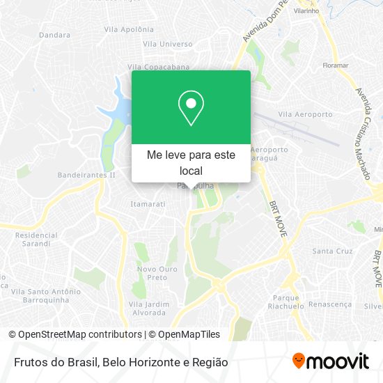 Frutos do Brasil mapa