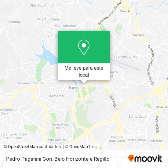 Pedro Paganini Gori mapa