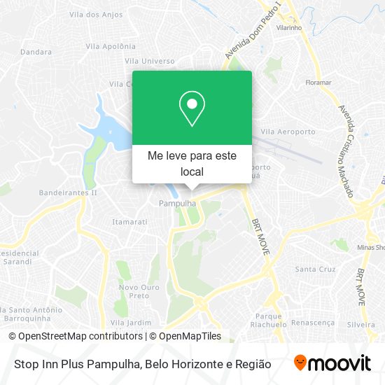 Stop Inn Plus Pampulha mapa