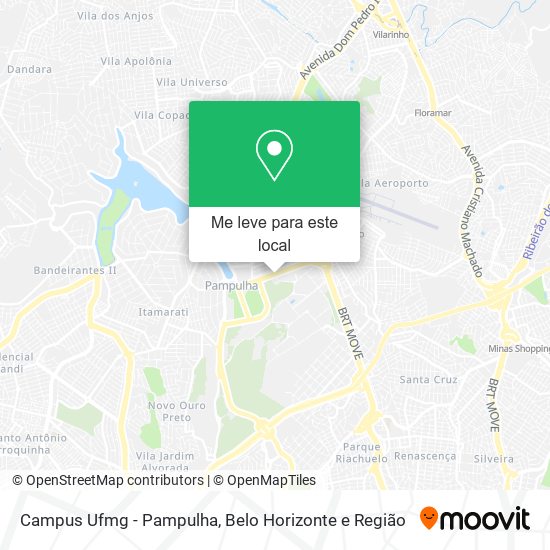 Campus Ufmg - Pampulha mapa