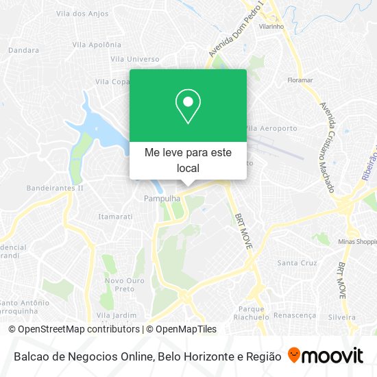 Balcao de Negocios Online mapa