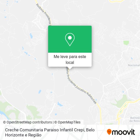 Creche Comunitaria Paraiso Infantil Crepi mapa