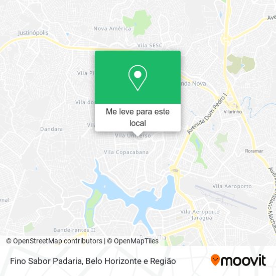 Fino Sabor Padaria mapa