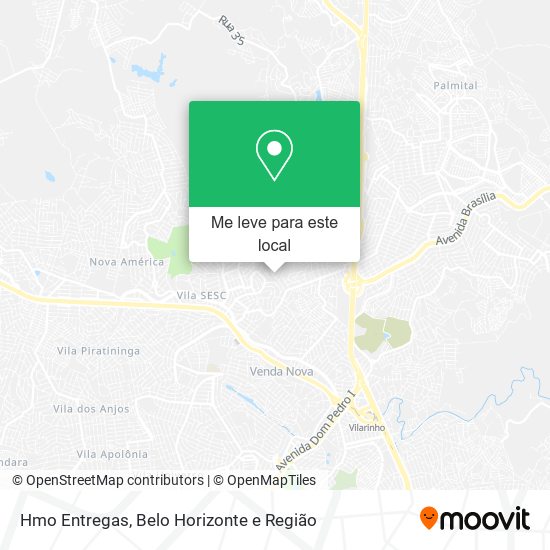 Hmo Entregas mapa