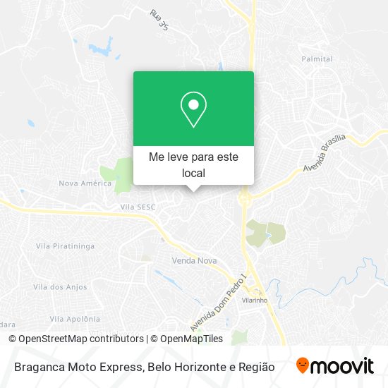 Braganca Moto Express mapa