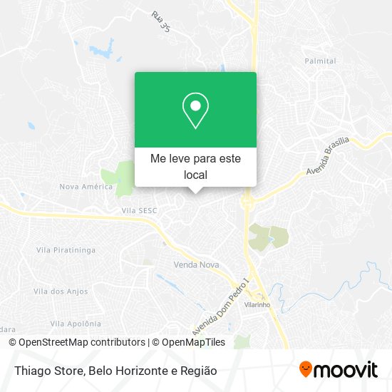 Thiago Store mapa