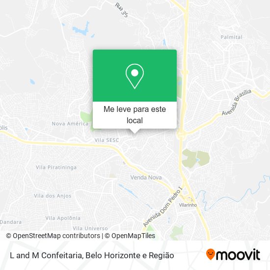 L and M Confeitaria mapa