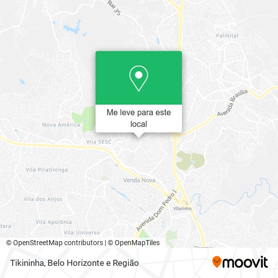 Tikininha mapa