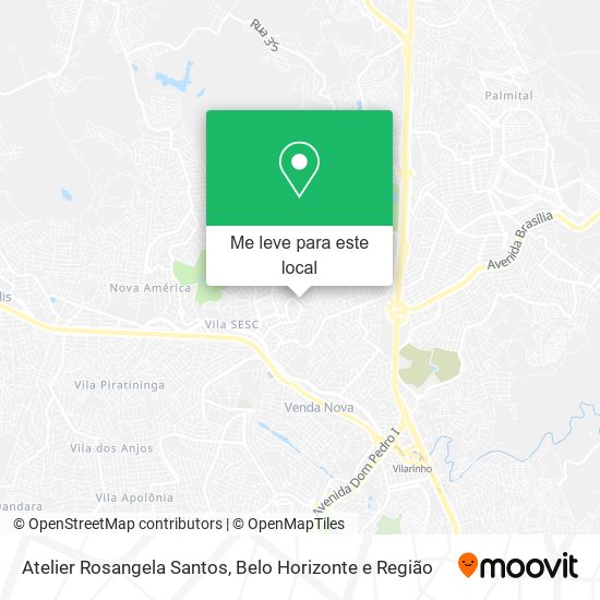 Atelier Rosangela Santos mapa