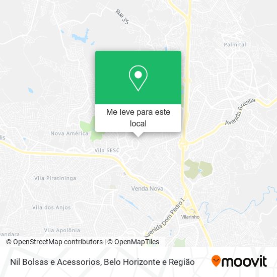 Nil Bolsas e Acessorios mapa