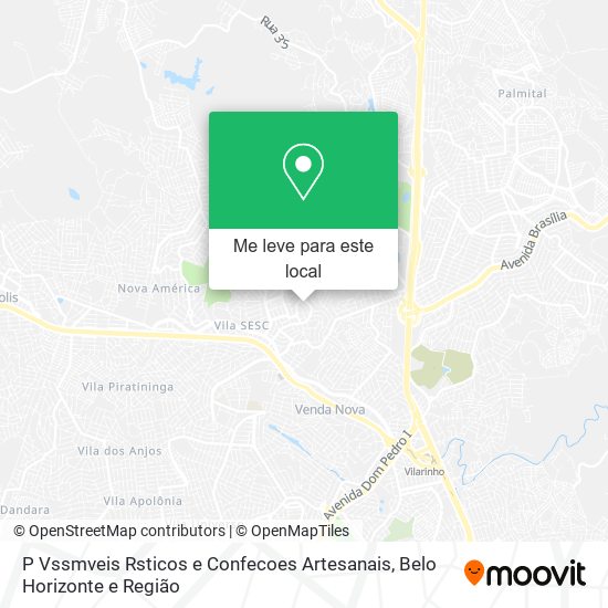 P Vssmveis Rsticos e Confecoes Artesanais mapa