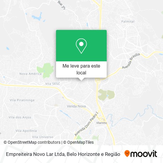 Empreiteira Novo Lar Ltda mapa