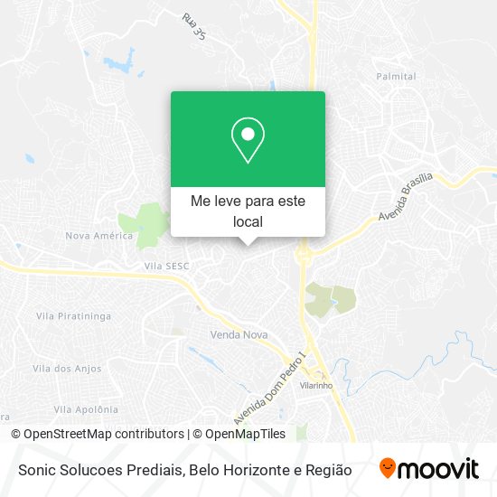 Sonic Solucoes Prediais mapa