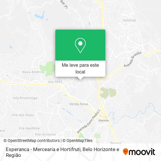 Esperanca - Mercearia e Hortifruti mapa