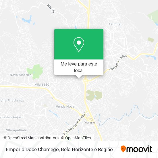 Emporio Doce Chamego mapa