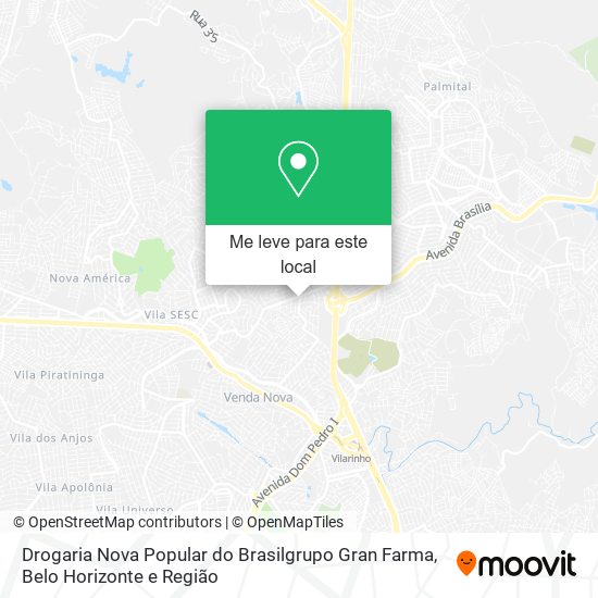 Drogaria Nova Popular do Brasilgrupo Gran Farma mapa