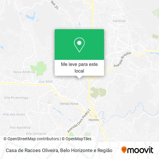 Casa de Racoes Oliveira mapa