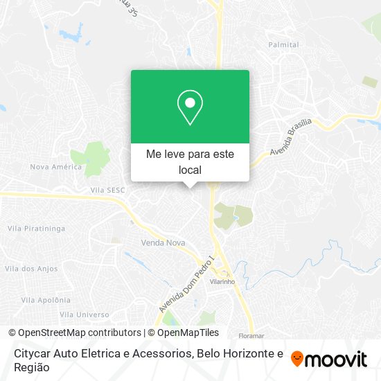 Citycar Auto Eletrica e Acessorios mapa