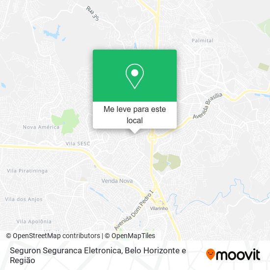 Seguron Seguranca Eletronica mapa