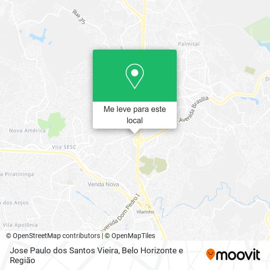 Jose Paulo dos Santos Vieira mapa