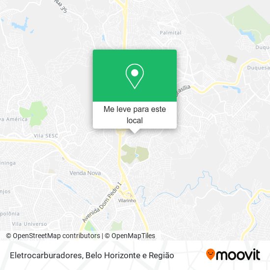 Eletrocarburadores mapa