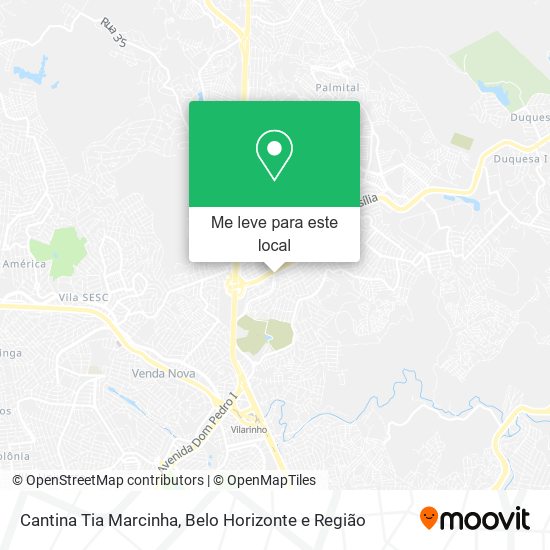 Cantina Tia Marcinha mapa