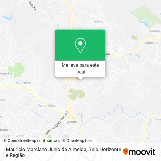 Mauricio Marciano Junio de Almeida mapa