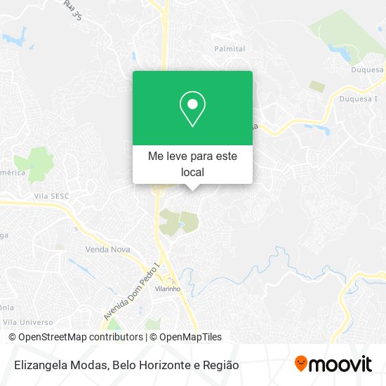 Elizangela Modas mapa