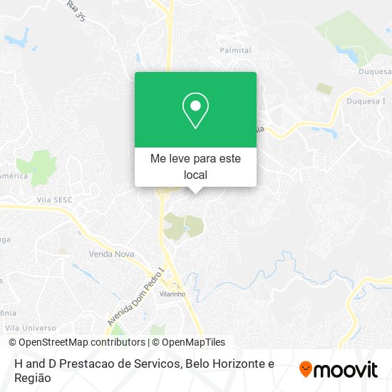 H and D Prestacao de Servicos mapa