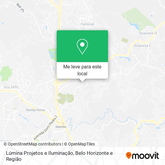 Lúmina Projetos e Iluminação mapa