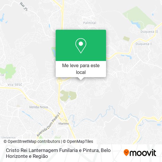 Cristo Rei Lanternagem Funilaria e Pintura mapa