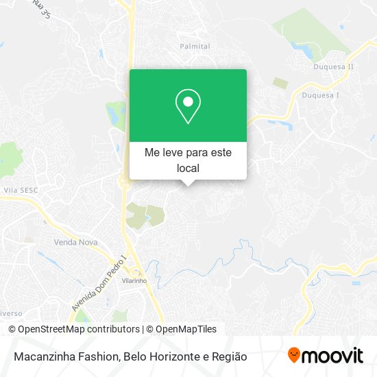 Macanzinha Fashion mapa