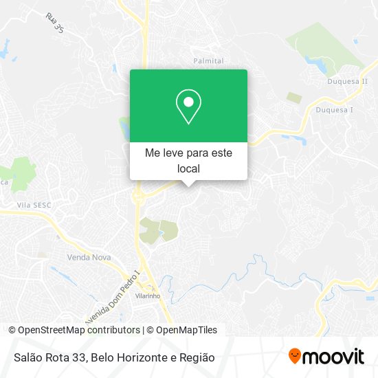 Salão Rota 33 mapa
