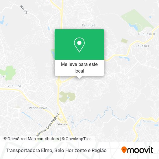 Transportadora Elmo mapa