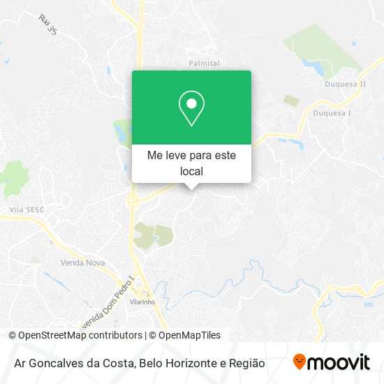 Ar Goncalves da Costa mapa