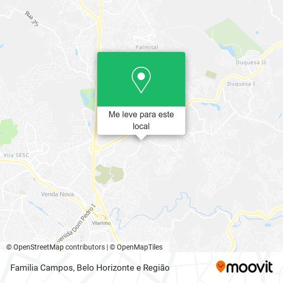 Familia Campos mapa
