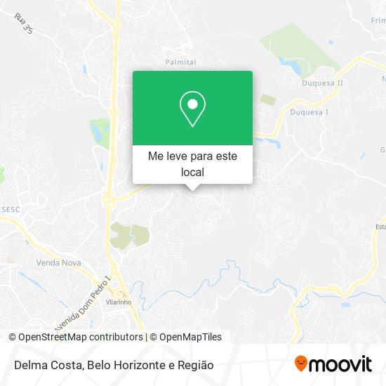 Delma Costa mapa